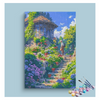 Eazy Arts Blooming Garden Path Paint by Numbers Kit