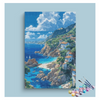 Eazy Arts Mediterranean Coastal Escape Paint by Numbers Kit