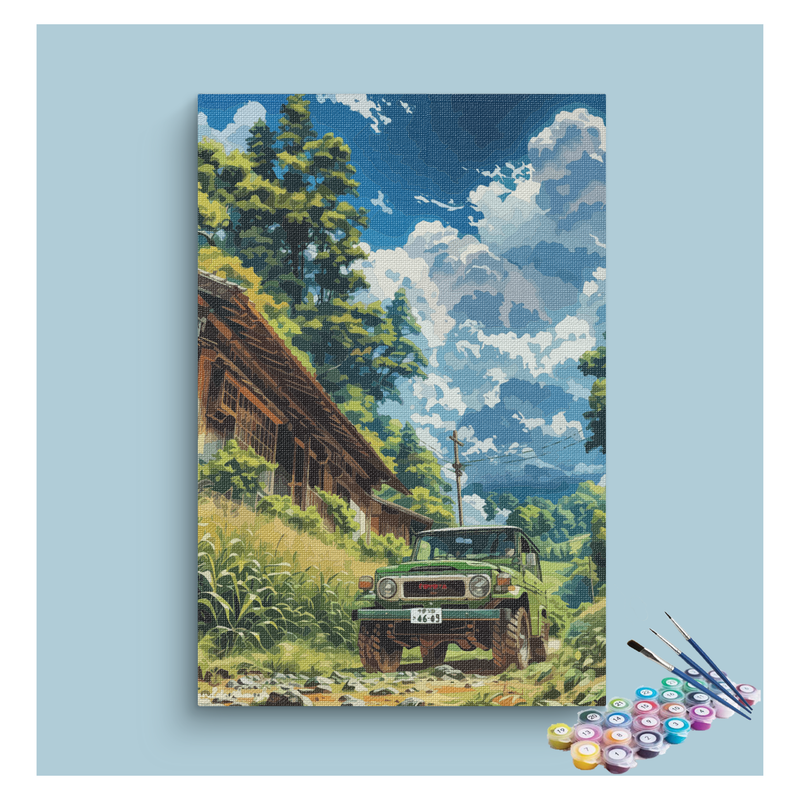 Rustic Adventure Off-Road Paint by Numbers Kit