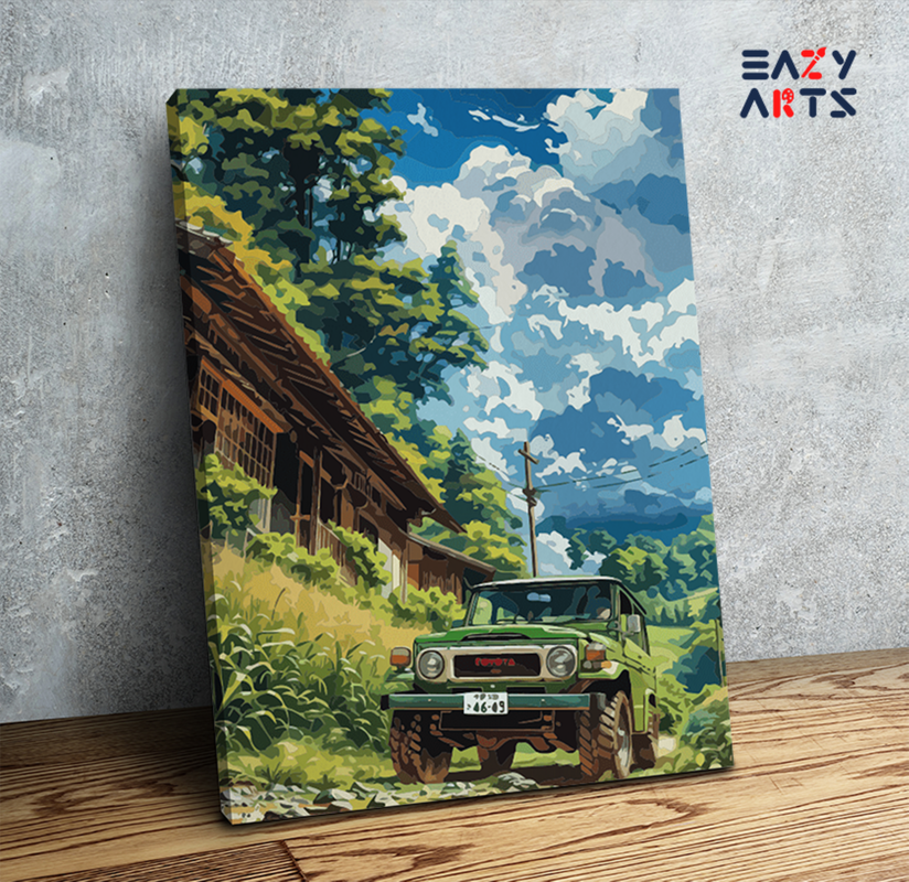 Rustic Adventure Off-Road Paint by Numbers Kit