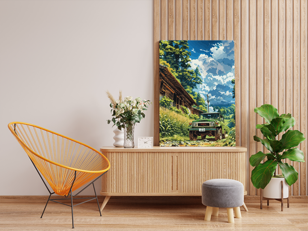 Rustic Adventure Off-Road Paint by Numbers Kit