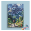 Eazy Arts Mountain Biking Adventure Paint by Numbers Kit