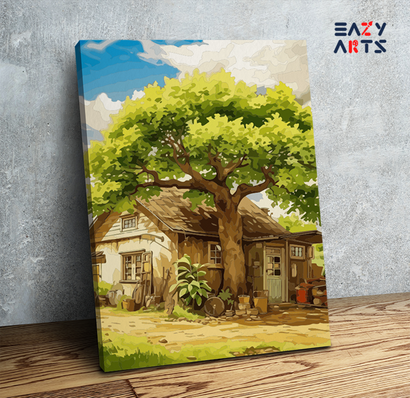 Rustic Cottage Retreat Paint by Numbers Kit