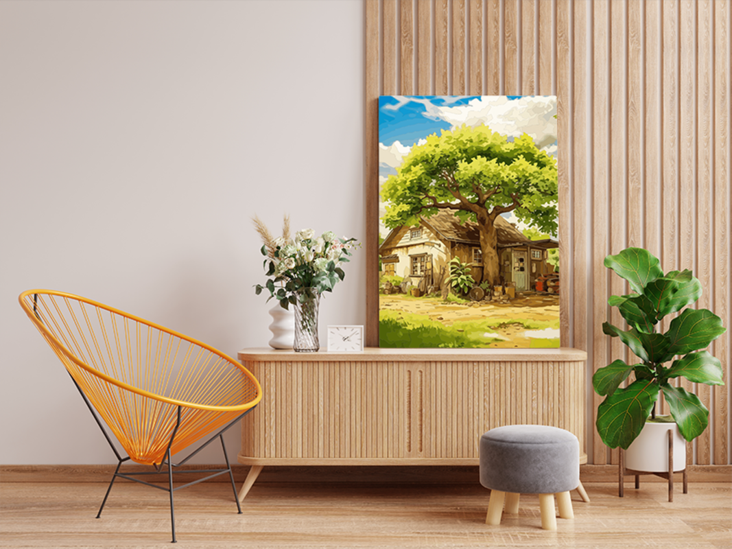 Rustic Cottage Retreat Paint by Numbers Kit