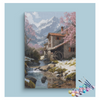 Eazy Arts Mountain Stream Cottage Paint by Numbers Kit
