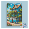 Eazy Arts Sunny Getaway Van Life Paint by Numbers Kit