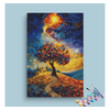 Eazy Arts Abstract Dream Tree Paint by Numbers Kit