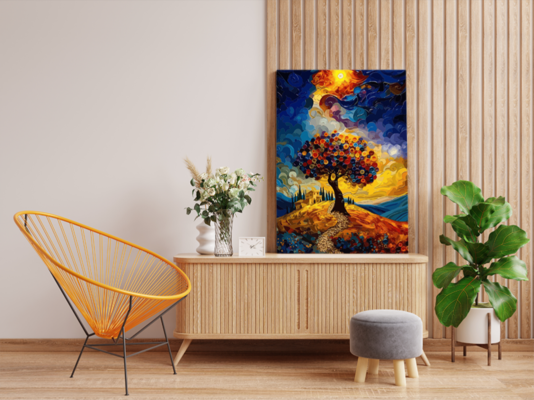Abstract Dream Tree Paint by Numbers Kit