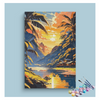 Eazy Arts Tropical Sunset Retreat Paint by Numbers Kit