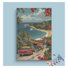 Eazy Arts Retro Coastal Drive Paint by Numbers Kit