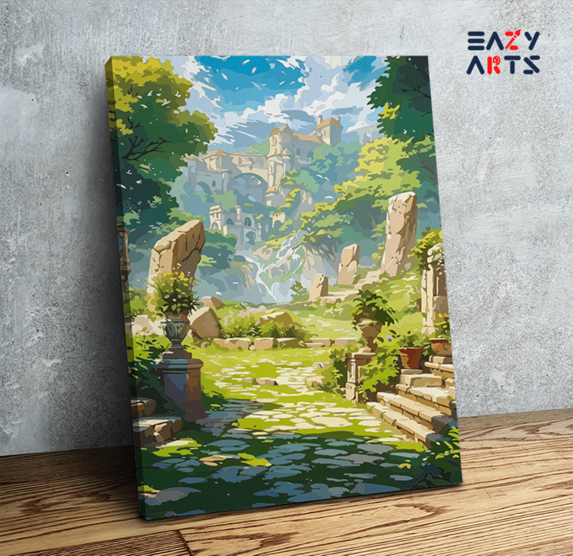 Enchanted Ruins Paint by Numbers Kit
