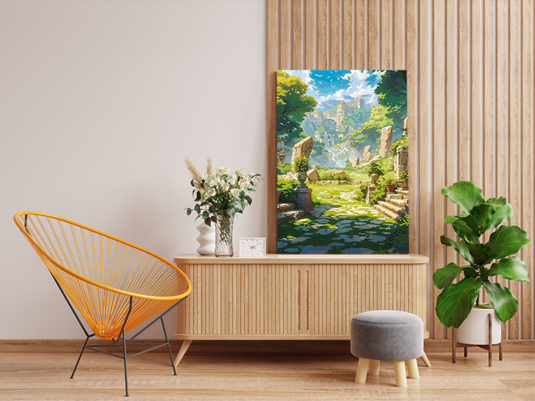 Enchanted Ruins Paint by Numbers Kit