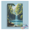 Eazy Arts Tranquil Falls: Paint by Numbers Kit