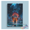 Eazy Arts Pirate Ship Adventure at Sea Paint by Numbers Kit