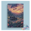Eazy Arts Mountain Adventure Sunset with SUV Paint by Numbers Kit