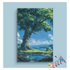Eazy Arts Tranquil Tree Swing in Nature Landscape