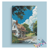 Eazy Arts Country Road Coffee Shop Paint by Numbers Kit