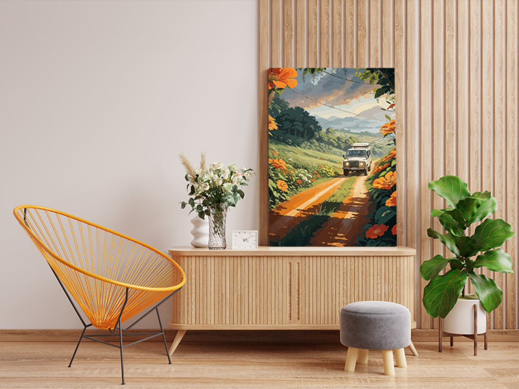 Scenic Off-Road Adventure Paint by Numbers Kit