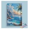 Eazy Arts Tropical Sailboat Adventure Paint by Numbers Kit