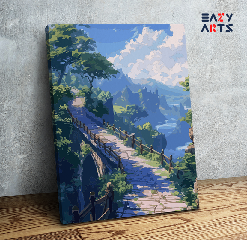 Mountain Pathway Adventure Paint by Numbers Kit