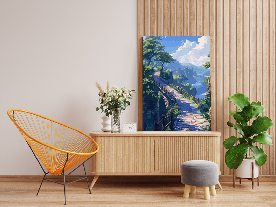 Mountain Pathway Adventure Paint by Numbers Kit