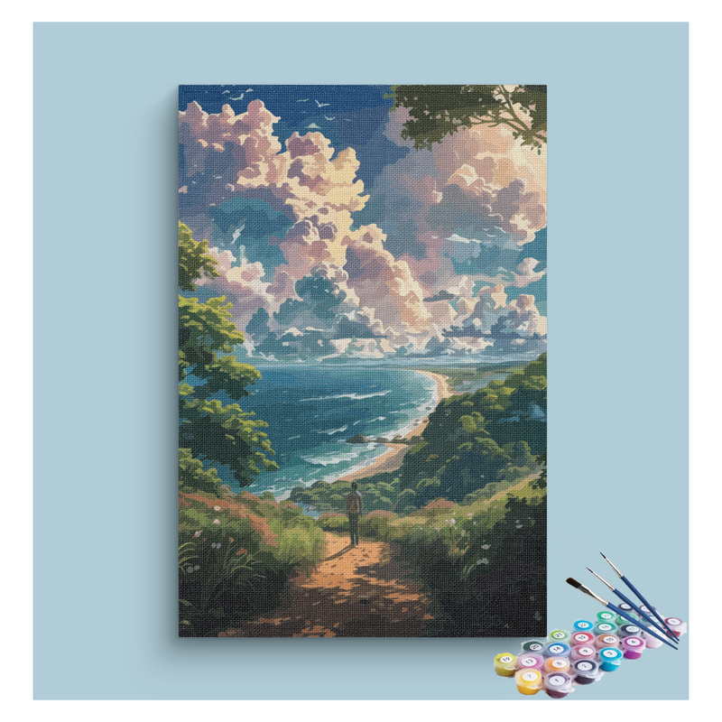 Coastal Serenity Paint by Numbers Kit