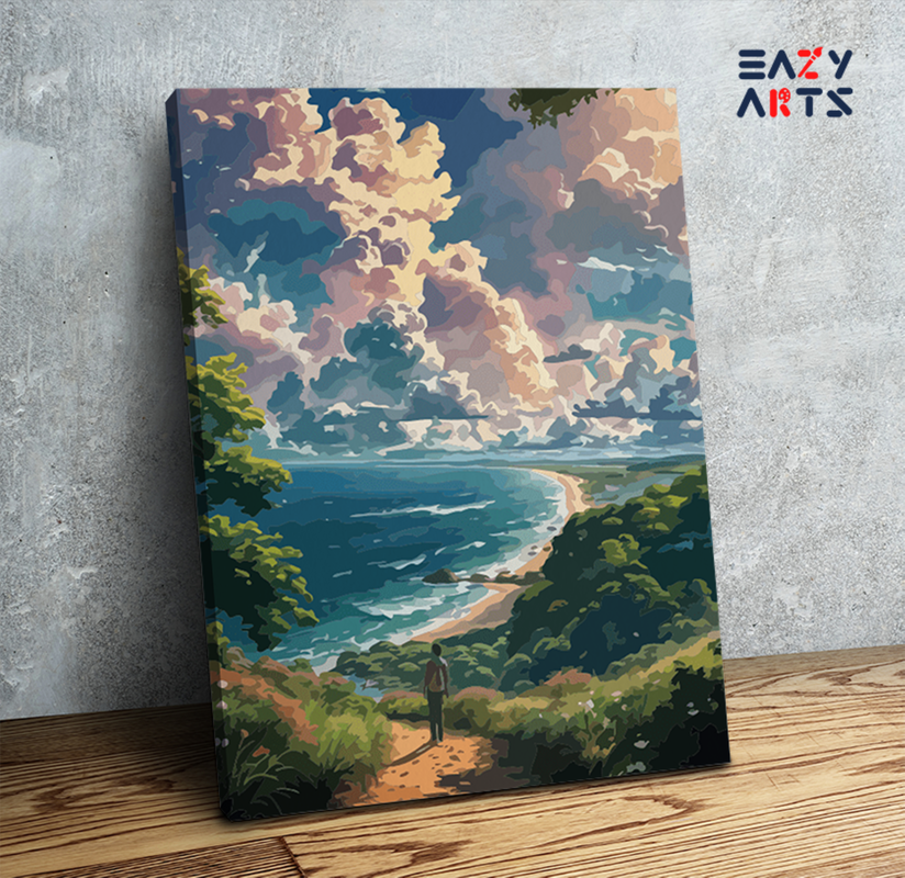 Coastal Serenity Paint by Numbers Kit
