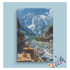 Eazy Arts Riverside Village Café Paint by Numbers Kit