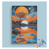 Eazy Arts Dreamy Sunset Reflection Paint by Numbers Kit