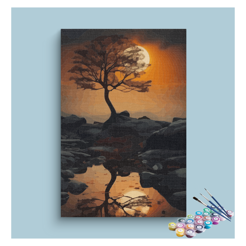 Moonlit Serenity Paint by Numbers Kit