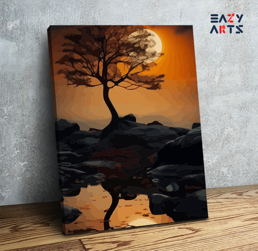 Moonlit Serenity Paint by Numbers Kit