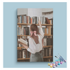 Eazy Arts Book Lover in a Cozy Library Paint by Numbers Kit