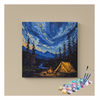 Eazy Arts Starry Night Camping Paint by Numbers Kit