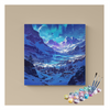 Eazy Arts Aurora Snow Valley Paint by Numbers Kit