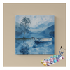Eazy Arts Tranquil Lake and Boat Paint by Numbers Kit