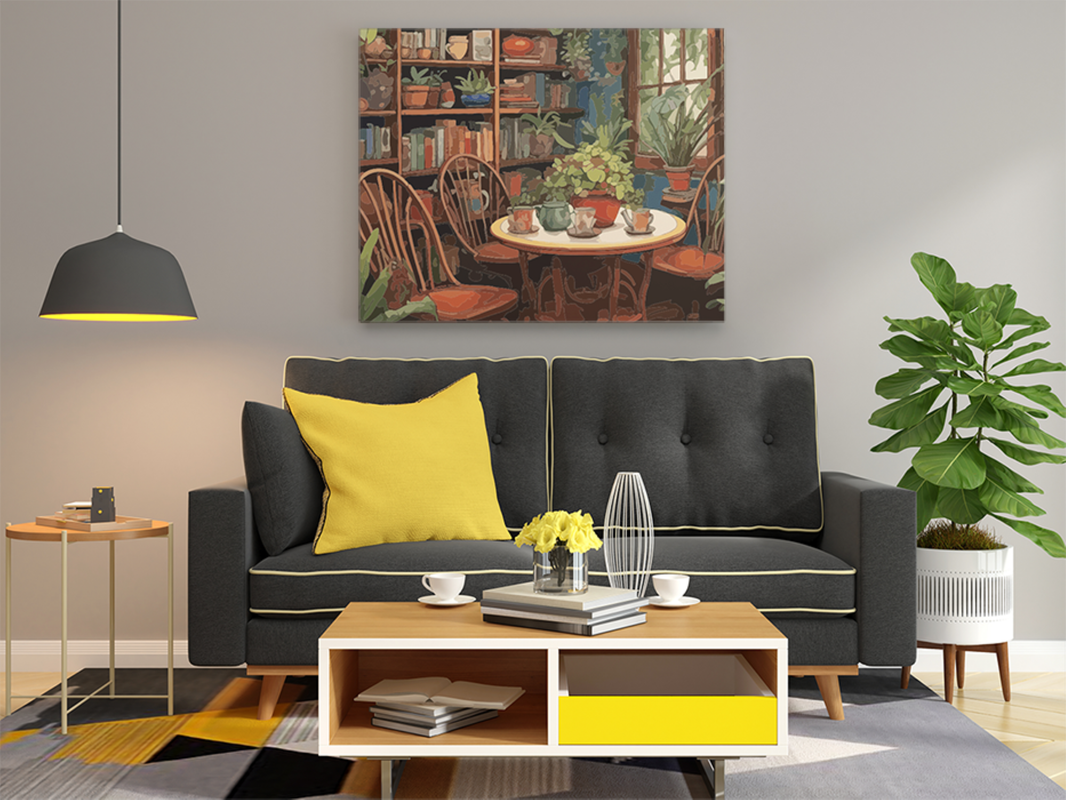 Cozy Indoor Garden Paint by Numbers Kit