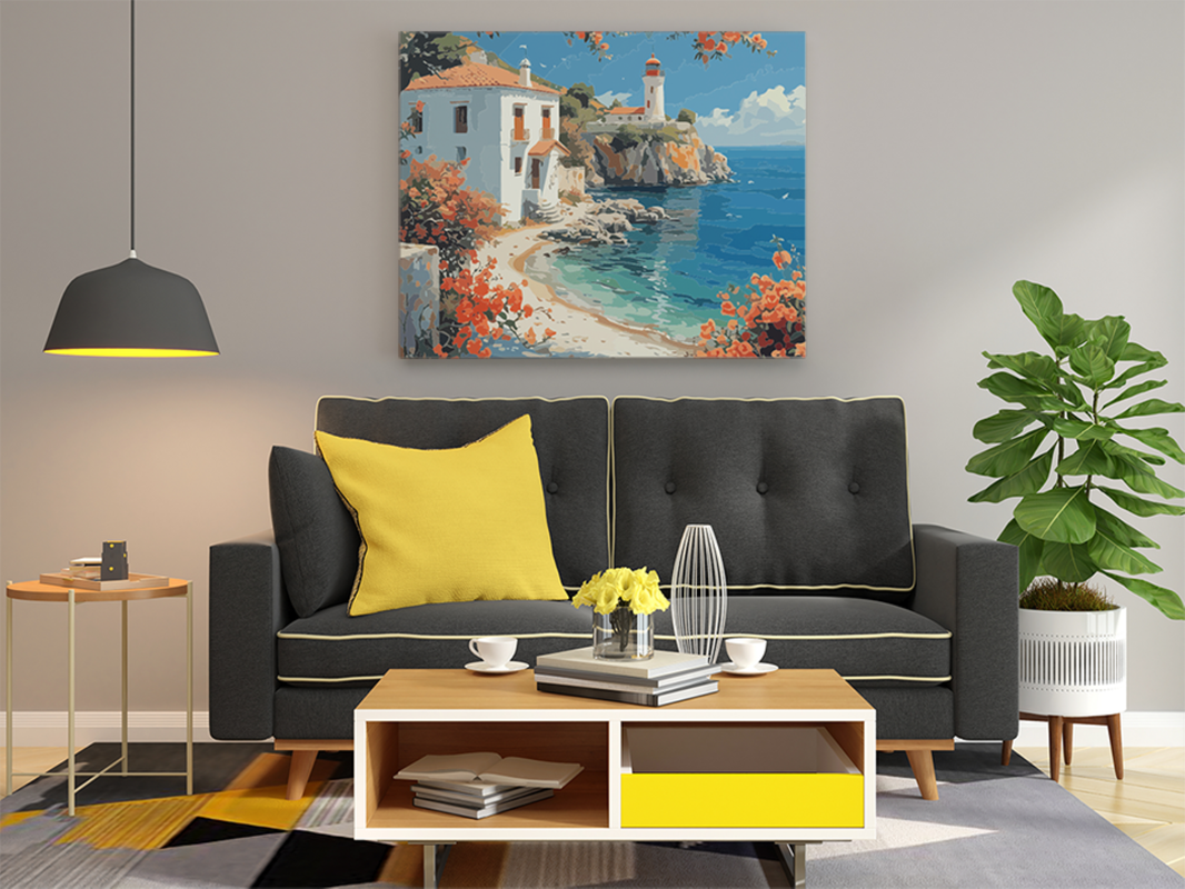 Coastal Lighthouse Paint by Numbers Kit