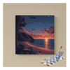 Eazy Arts Tranquil Sunset Beach Paint by Numbers Kit