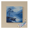 Eazy Arts Serene Boat & Blue Lake Paint by Numbers Kit