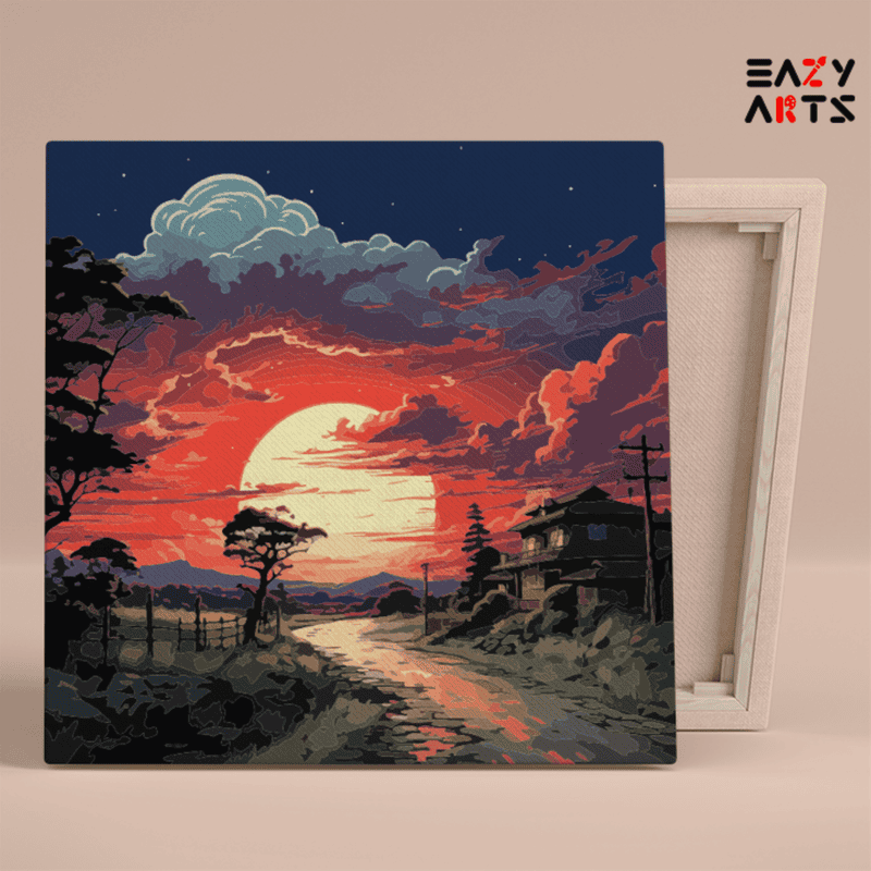 Sunset Glow Pathway Paint by Numbers Kit