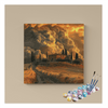 Eazy Arts Golden Horizon Villa Paint by Numbers Kit
