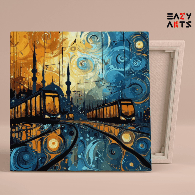 Urban Nightscape Paint by Numbers Kit