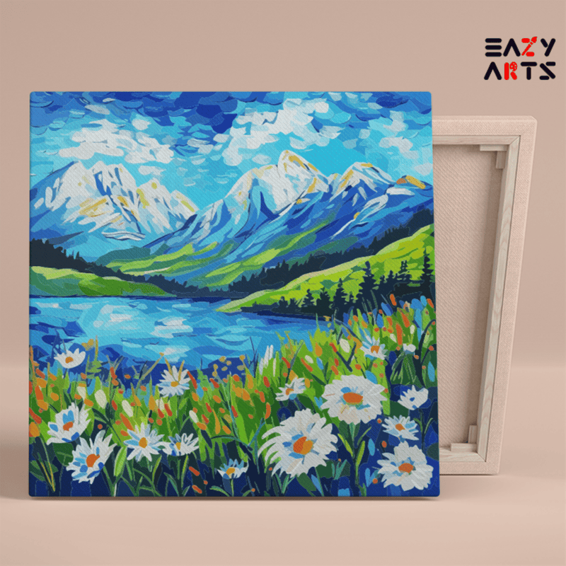 Alpine Meadow Serenity Paint by Numbers Kit