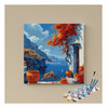 Eazy Arts Mediterranean Coastal Home Escape Paint by Numbers Kit