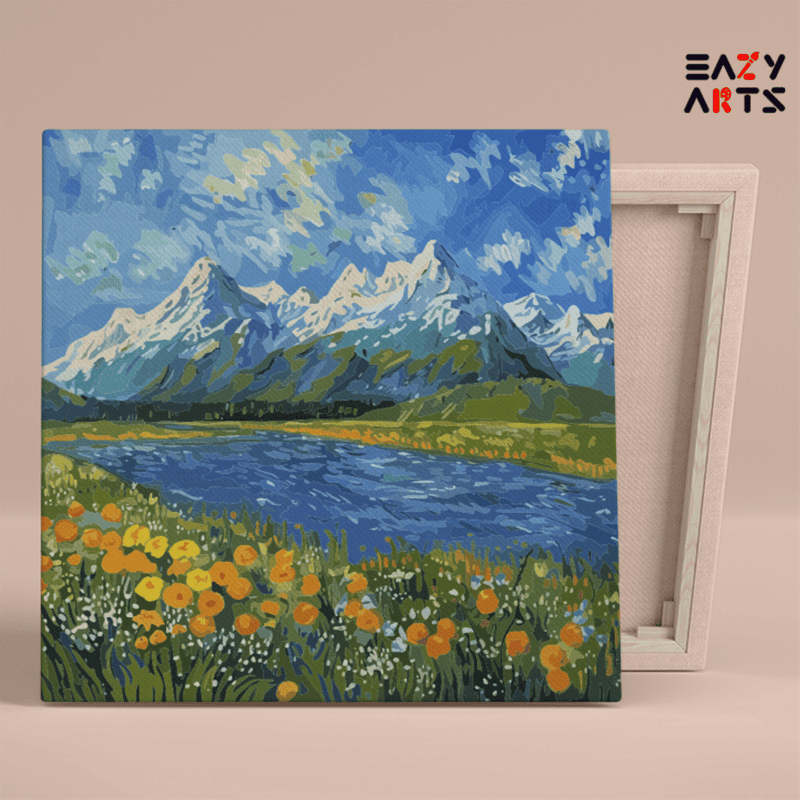 Alpine Blossom Paint by Numbers Kit