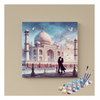 Eazy Arts Romantic Taj Mahal Paint by Numbers Kit