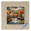 Eazy Arts Autumn Harbor Paint by Numbers Kit