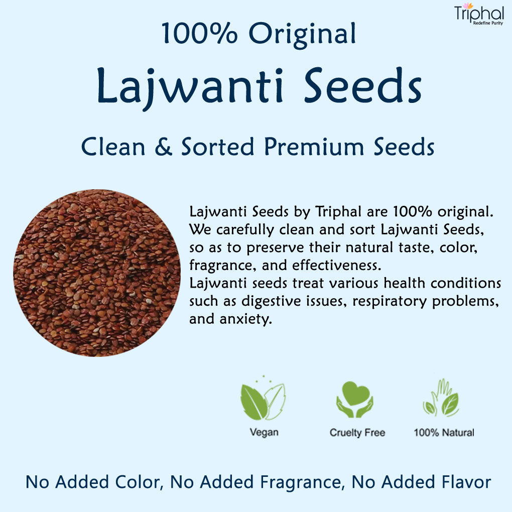 Triphal Lajwanti Seeds – Mimosa Pudica – Chui Mui Beej