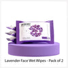 Dr.rashel Lavender Face Wet Wipes - Pack of 2