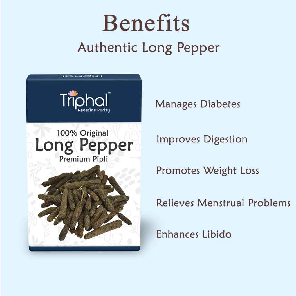 Triphal Long Pepper – Pipali – Pipal Badi | Authentic Indian Herb For Wellbeing
